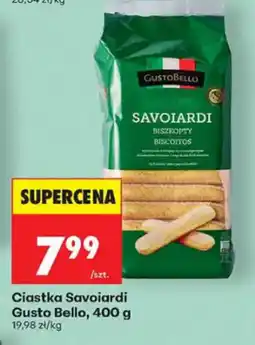 Biedronka Gusto Bello Ciastka Savoiardi oferta