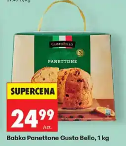 Biedronka Gusto Bello Babka Panettone oferta