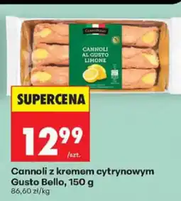 Biedronka Gusto Bello Cannoli z kremem cytrynowym oferta