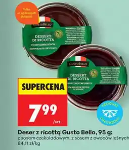 Biedronka Gusto Bello Deser z ricottą oferta