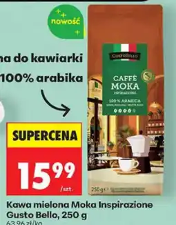 Biedronka Gusto Bello Kawa mielona Moka Inspirazione oferta