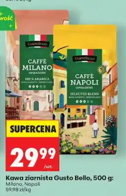 Biedronka Gusto Bello Kawa ziarnista oferta