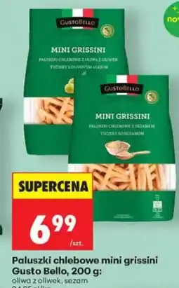 Biedronka Gusto Bello Paluszki chlebowe mini grissini oferta