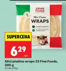 Biedronka 33 Fine Foods Mini piadina wraps oferta