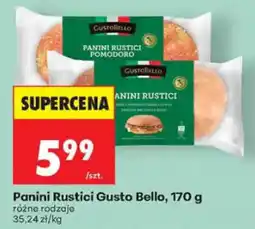 Biedronka Gusto Bello Panini Rustici oferta