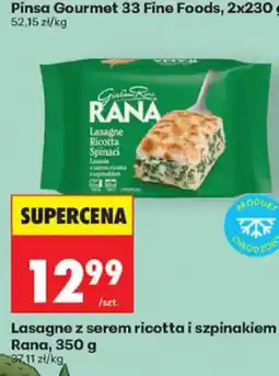 Biedronka Rana Lasagne z serem ricotta i szpinakiem oferta