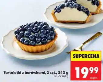 Biedronka Tartaletki z borówkami oferta
