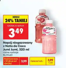 Biedronka Jumi Jumi Napój niegazowany z Nata de Coco oferta