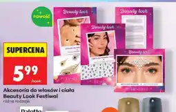 Biedronka Beauty Look Festiwal Akcesoria do włosów i ciała oferta