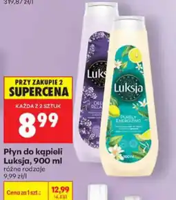 Biedronka Luksja Płyn do kąpieli oferta