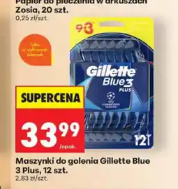 Biedronka Gillette Maszynki do golenia Blue 3 Plus oferta