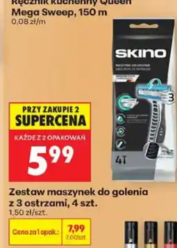 Biedronka Skino Zestaw maszynek do golenia z 3 ostrzami oferta