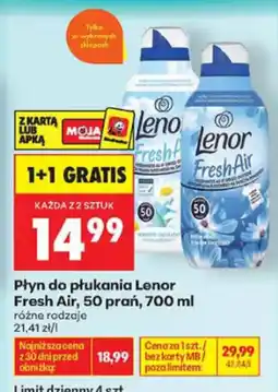 Biedronka Lenor Płyn do płukania Fresh Air oferta