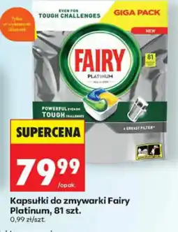 Biedronka Fairy Kapsułki do zmywarki Platinum oferta