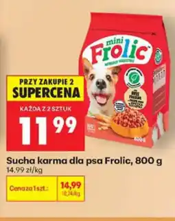 Biedronka Frolic Sucha karma dla psa oferta