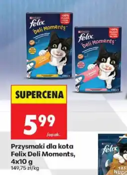 Biedronka Felix Przysmaki dla kota Deli Moments oferta