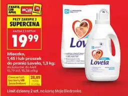 Biedronka Lovela Mleczko lub proszek do prania oferta
