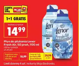 Biedronka Lenor Płyn do płukania Fresh Air oferta