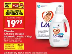 Biedronka Lovela Mleczko lub proszek do prania oferta
