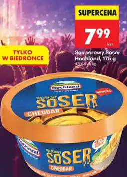 Biedronka Hochland Sos serowy Soser oferta
