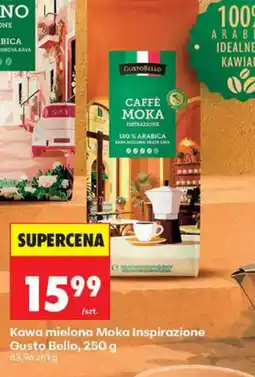 Biedronka Gusto Bello Kawa mielona Moka Inspirazione oferta