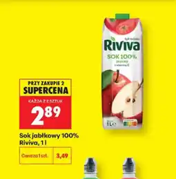 Biedronka Riviva Sok jabłkowy 100% oferta
