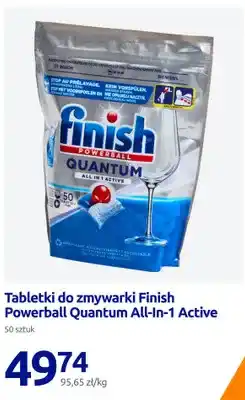 Action Tabletki do zmywarki Finish Powerball Quantum All-In-1 Active 50-pak oferta