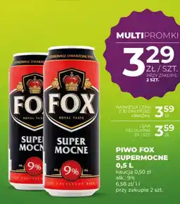 Duży Ben Piwo Fox Supermocne oferta