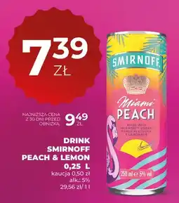 Duży Ben Drink Smirnoff Peach & Lemon oferta