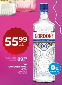 Duży Ben Gin Gordon's 0,0% oferta