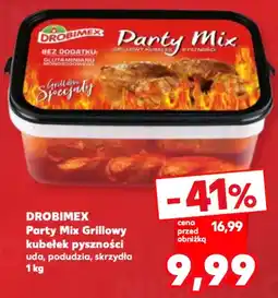 Kaufland Mięso drobiowe Drobimex Party Mix Grillowy kubełek pyszności uda podudzia skrzydła oferta