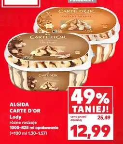 Kaufland Lody Salted Caramel Carte D'Or oferta