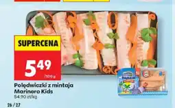 Biedronka Polędwiczki z mintaja Marinero Kids oferta