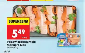 Biedronka Polędwiczki z mintaja Marinero Kids oferta