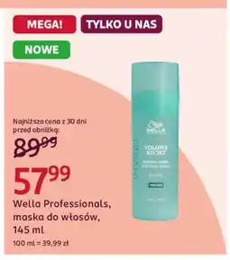 Rossmann Wella Professionals, maska do włosów, 145 ml oferta
