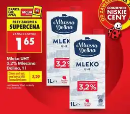 Biedronka Mleko UHT 3,2% Mleczna Dolina, 1l oferta