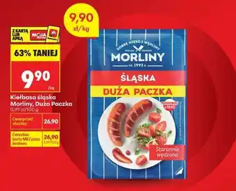 Biedronka Kiełbasa śląska Morliny Duża Paczka oferta