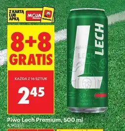 Biedronka Piwo Lech Premium, 500 ml oferta