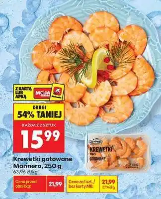 Biedronka Krewetki gotowane Marinero 250 g oferta
