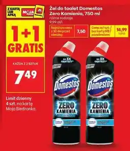 Biedronka Żel do toalet Domestos Zero Kamienia, 750 ml oferta