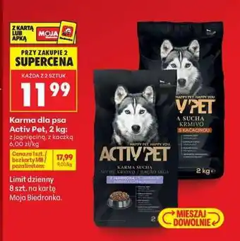 Biedronka Karma dla psa Activ Pet, 2 kg oferta