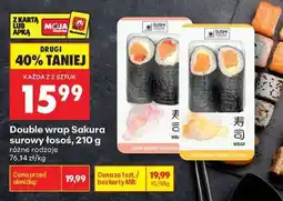 Biedronka Double wrap Sakura surowy łosoś, 210 g oferta