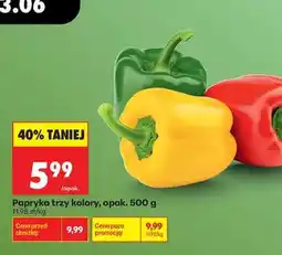 Biedronka Papryka trzy kolory opak . 500 g oferta