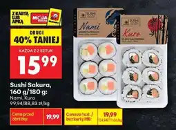 Biedronka Sushi Sakura, 160 g/180 g: Nami, Kuro oferta
