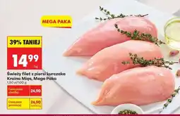 Biedronka Świeży filet z piersi kurczaka Kraina Mięs, Mega Paka oferta