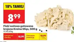 Biedronka Flaki wołowe gotowane krojone Kraina Mies 500 g oferta
