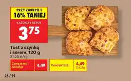 Biedronka Tost z szynką i serem , 120 g oferta