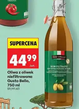 Biedronka Oliwa z oliwek niefiltrowana Gusto Bello, 750 ml oferta