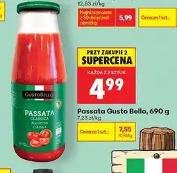 Biedronka Passata Gusto Bello , 690 g oferta