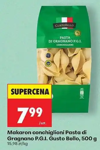 Biedronka Makaron conchiglioni Pasta di Gragnano P.G.I. Gusto Bello, 500 g oferta